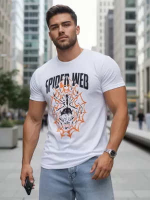 Tricou pentru bărbați DSTREET RX5263 ALB
