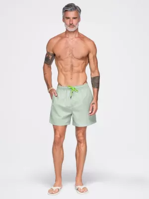 Pantaloni scurți pentru bărbați OMBRE OM-SRSS-0216 MENTĂ