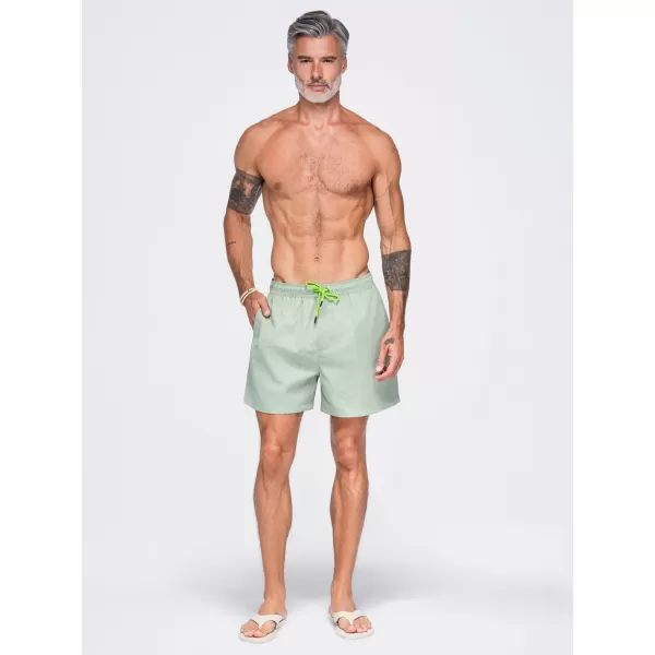  Pantaloni scurți pentru bărbați OMBRE OM-SRSS-0216 MENTĂ 