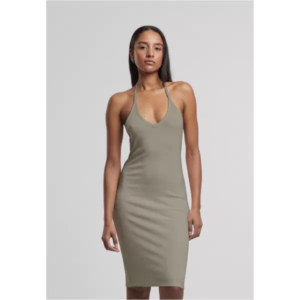  Rochie URBAN CLASSICS TB7547-18328 MĂSLINE PALID 