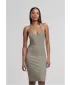 Rochie URBAN CLASSICS TB7547-18328 MĂSLINE PALID