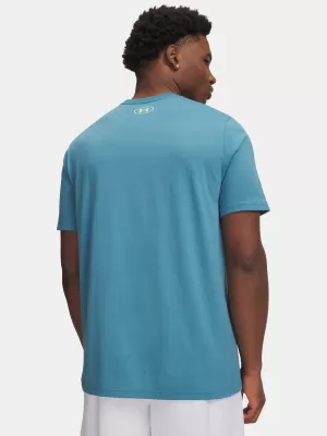 Tricou pentru bărbați UNDER ARMOUR TEAM ISSUE WORDMARK SS 1329582-466 ALBASTRU