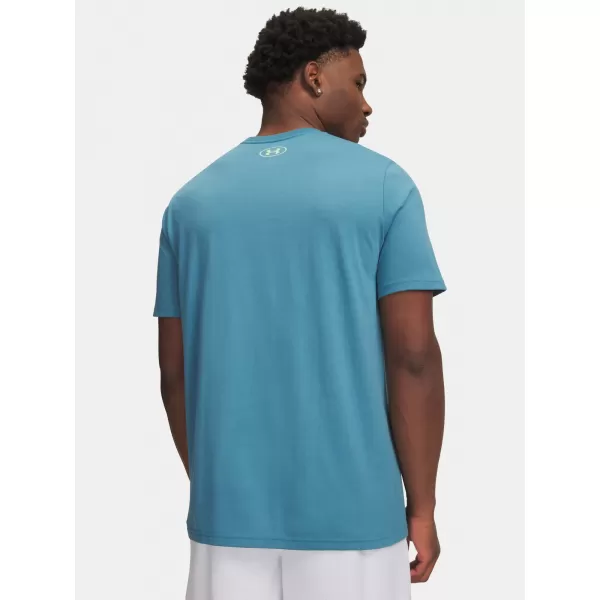  Tricou pentru bărbați UNDER ARMOUR TEAM ISSUE WORDMARK SS 1329582-466 ALBASTRU 