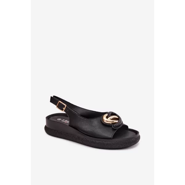  Sandale de dama S.BARSKI KV61-6047 NEGRU 