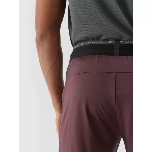  Pantaloni pentru bărbați 4F WAW25TTROM1251 MARO ÎNCHIS 