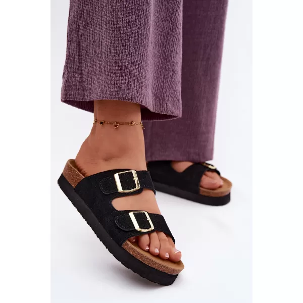  Papuci de damă VINCEZA 102657 NEGRU 