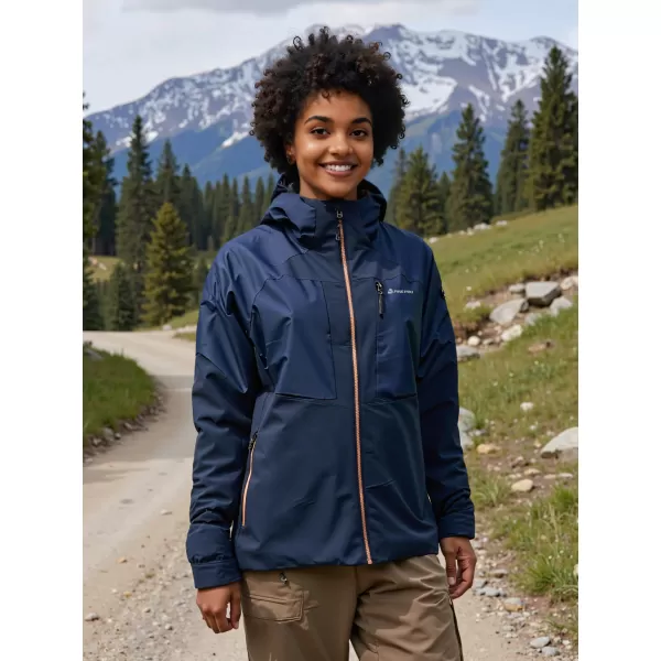  Jachetă de exterior pentru femei ALPINE PRO TEMUNA OCEAN LUMINAT DE LUNĂ 
