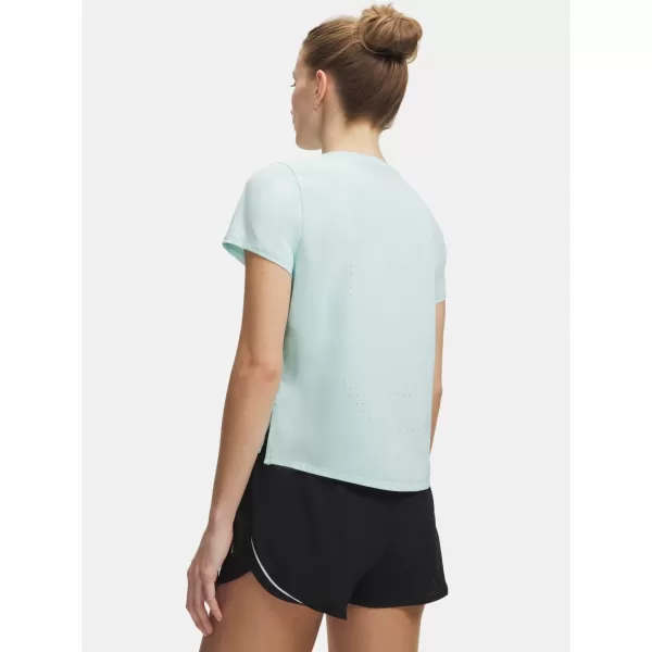  Tricou pentru femei UNDER ARMOUR VELOCITI PRO SHORTSLEEVE 6009536-703 VERDE 