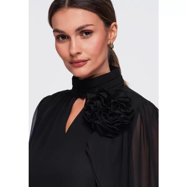  Bluza de dama OMBRE OW-TS-E0085 NEGRU 