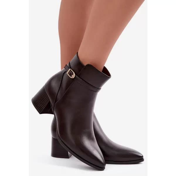  Botine de dama SERGIO LEONE BT-33 CAFEA 