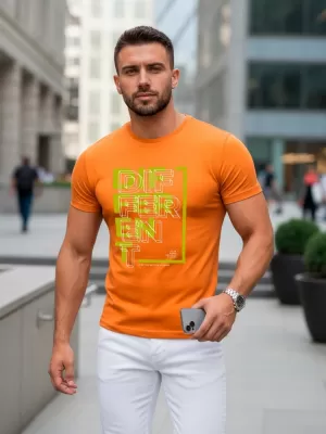 Tricou pentru bărbați DSTREET NX5008R PORTOCALE
