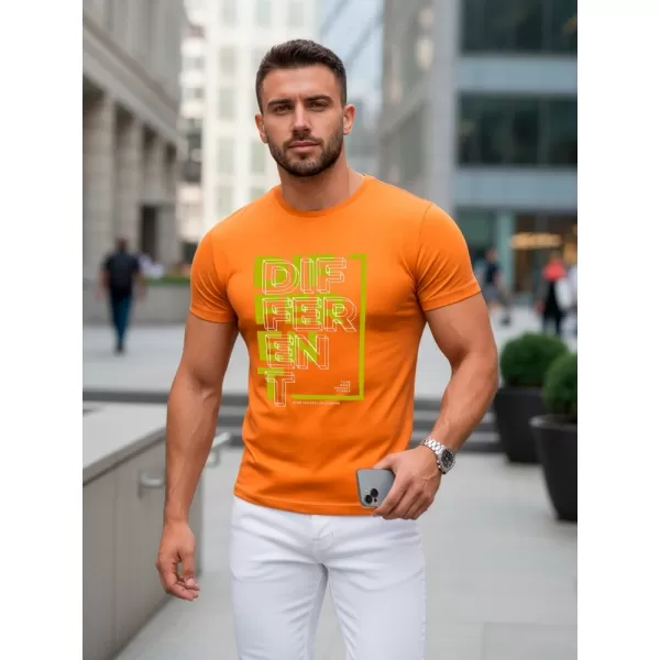  Tricou pentru bărbați DSTREET NX5008R PORTOCALE 