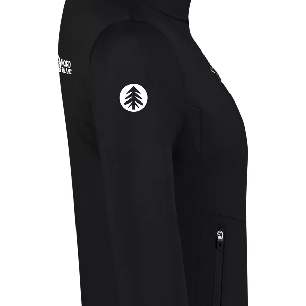  Hanorac pentru femei powerfleece NORDBLANC CRISP NBSFL8338 NEGRU 