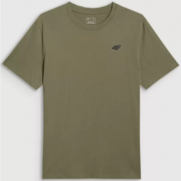  Tricou pentru bărbați 4F WAW25TTSHM2402 MĂSLINE 