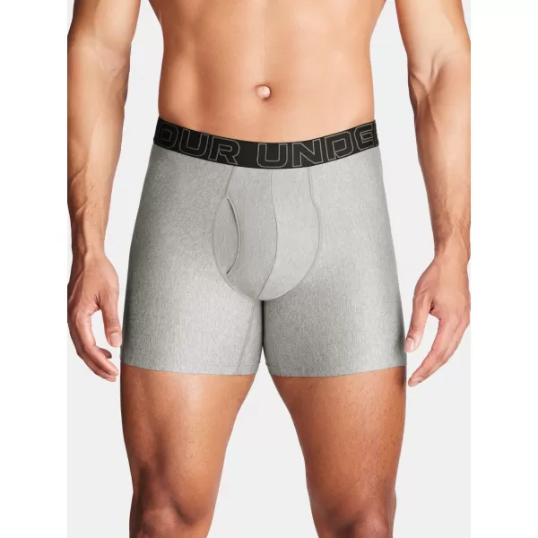  Boxeri pentru bărbați UNDER ARMOUR M UA PERF TECH 6IN (3KS) 1383878-035 GRI 