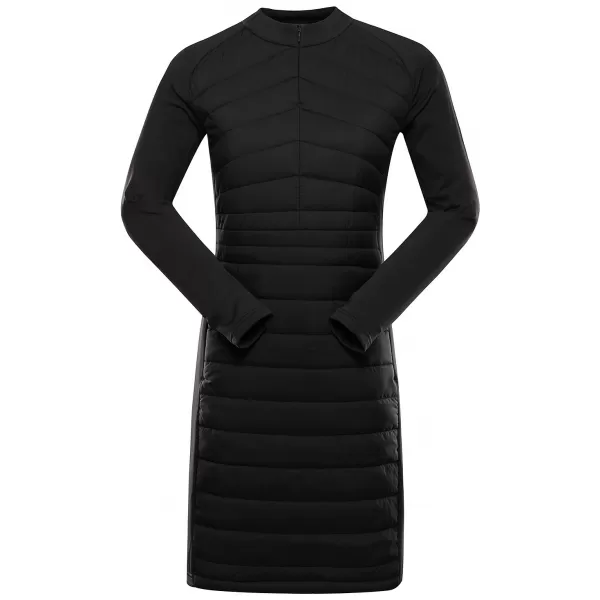  Rochie de iarna dama ALPINE PRO OLWA 2 NEGRU 