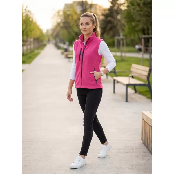  Vesta de dama fleece MALFINI EXIT W-525 MAGENTA 
