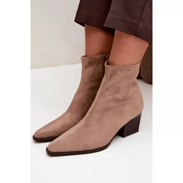  Botine de dama BOTO D-209 BROWN MARO 