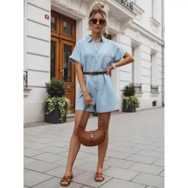  Rochie DSTREET EY2684 ALBASTRU 