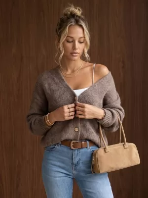 Pulover de dama DSTREET MY2574 BEJ