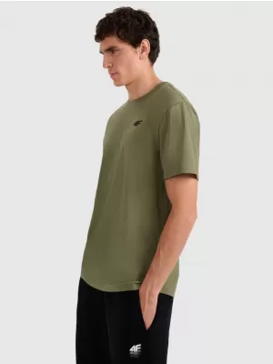 Tricou pentru bărbați 4F WAW25TTSHM2402 MĂSLINE