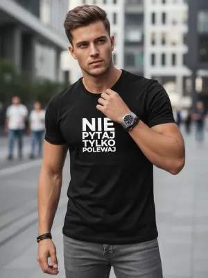 Tricou pentru bărbați DSTREET NX0113R-BK NEGRU