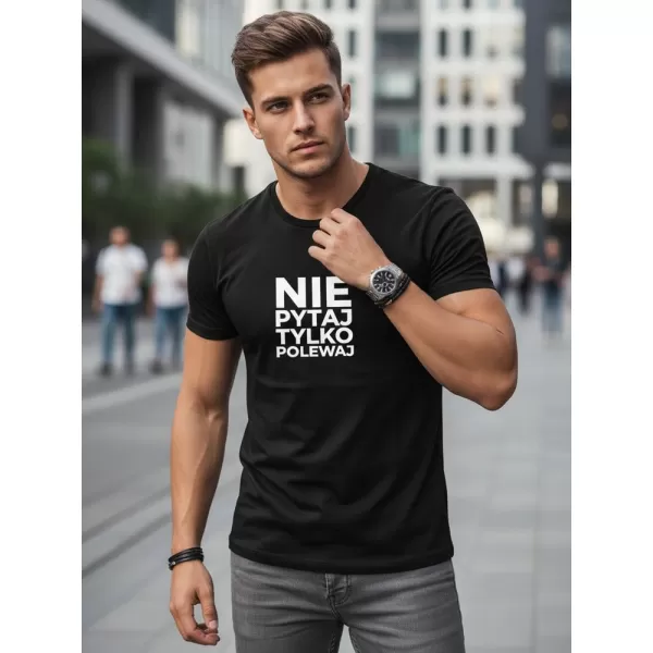  Tricou pentru bărbați DSTREET NX0113R-BK NEGRU 