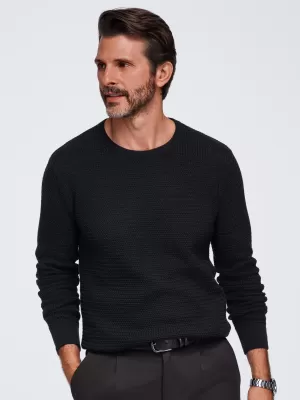 Pulover pentru bărbați OMBRE OM-SWSW-0119 NEGRU