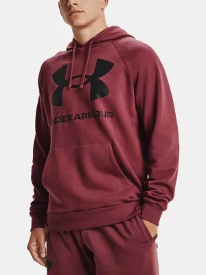 Hanorac pentru bărbați UNDER ARMOUR RIVAL FLEECE BIG LOGO HD 1357093-652 ROŞU