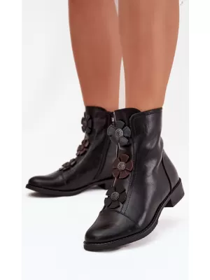 Botine de dama BOTO ASA62-120 NEGRU