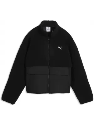 Geaca de dama PUMA RE:FIBRE SHERPA JACKET W 69456701 PUMA NEGRU