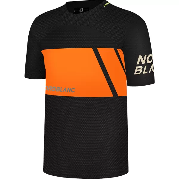  Tricou funcțional pentru ciclism pentru bărbați NORDBLANC MUD NBSMF8083 PORTOCALE 