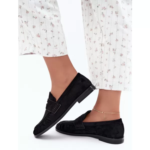  Mocasini de dama BOTO TC-40 NEGRU 