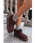 Oameni de zăpadă pentru femei BIG STAR SHOES UU274203 UMBRE MARO/BEJ