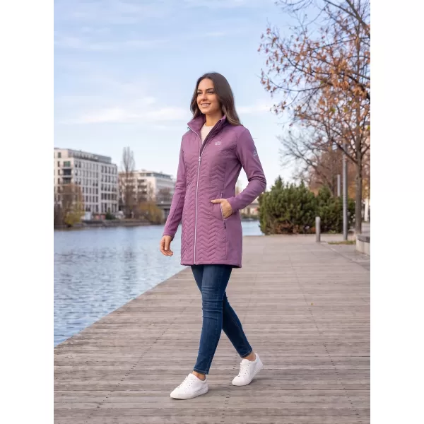  Palton hibrid de damă ALTISPORT IRYSA VIOLET 