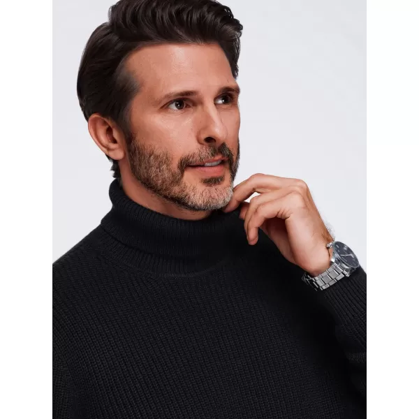  Gât bărbătesc pentru bărbați OMBRE OM-SWTN-0189 NEGRU 