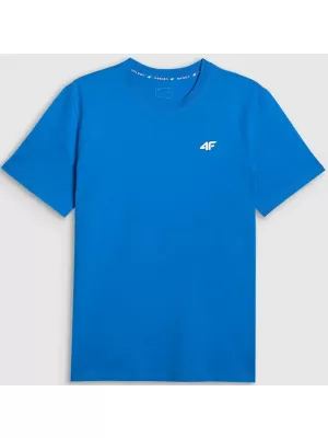 Tricou pentru bărbați 4F WMM00TTSHM3341 ALBASTRU