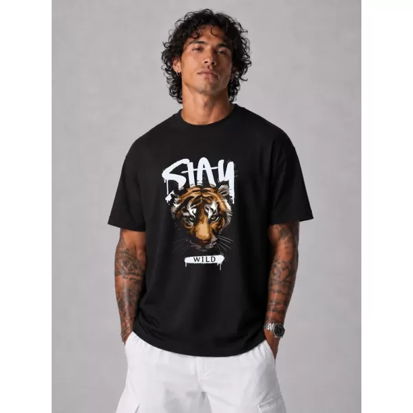  Tricou pentru bărbați DSTREET NX1026R-BK-O NEGRU 