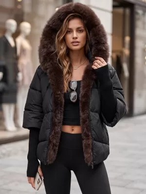 Geaca de dama DSTREET TY5990 NEGRU