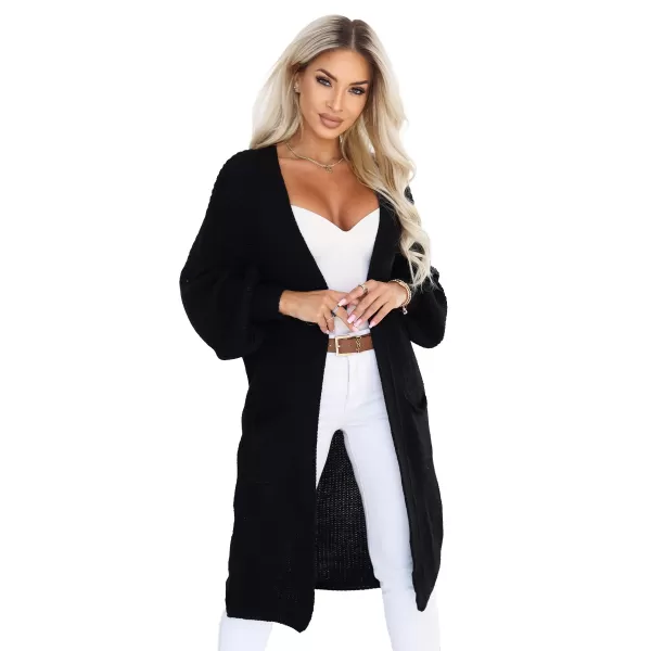  Cardigan de damă NUMOCO 627-4 NEGRU 