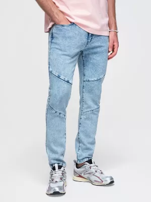 Pantaloni pentru bărbați OMBRE P1527 ALBASTRU