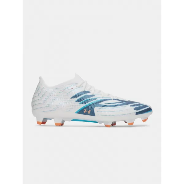  Cizme de fotbal UNDER ARMOUR U SHADOW PRO 4 FG 6006229-100 ALB 
