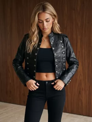 Geaca de dama DSTREET TY6043 NEGRU