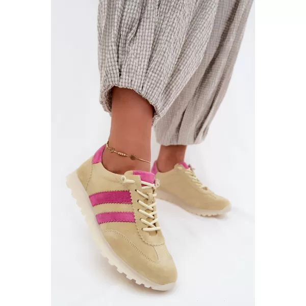 Adidași de damă BOTO GD-XW-1011 GALBEN/FUCSIA 