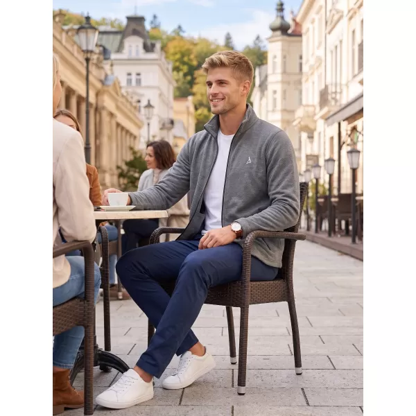  Hanorac pentru bărbați din fleece ALTISPORT ALM002852 EVIDENȚIERE NEAGRĂ 
