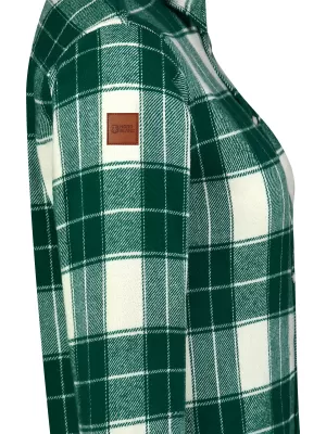 Cămașă de flanel pentru femei NORDBLANC WILLOW NBSSL8371 VERDE