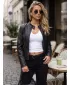 Geaca de dama DSTREET TY5724 NEGRU