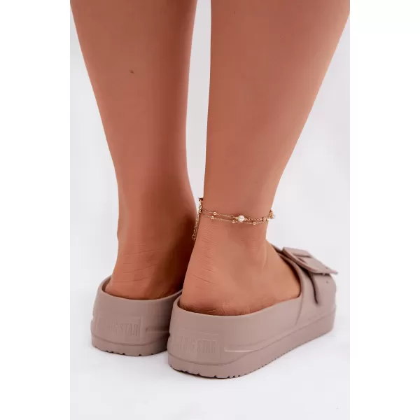  Papuci de damă BIG STAR SHOES TT274A079 BEJ 