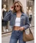 Geaca de dama DSTREET TY5901 ALBASTRU