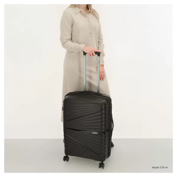  valiză Shell BEAGLES TRAVEL M 25138 NEGRU 